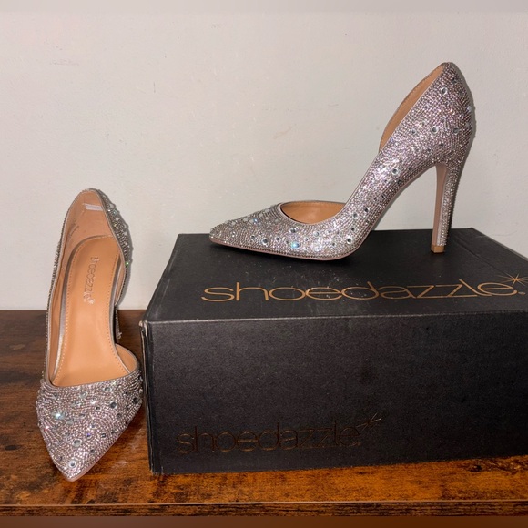 Shoe Dazzle rhinestone High heel pumps - Picture 3 of 12